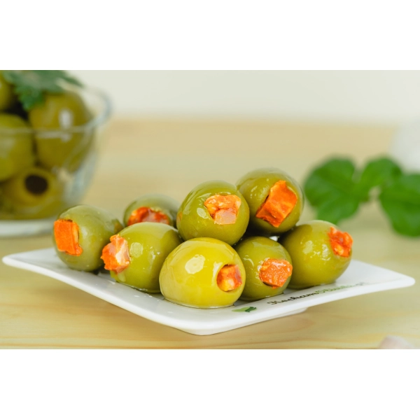 Oliwki Królewskie nadziewane chorizo 250g